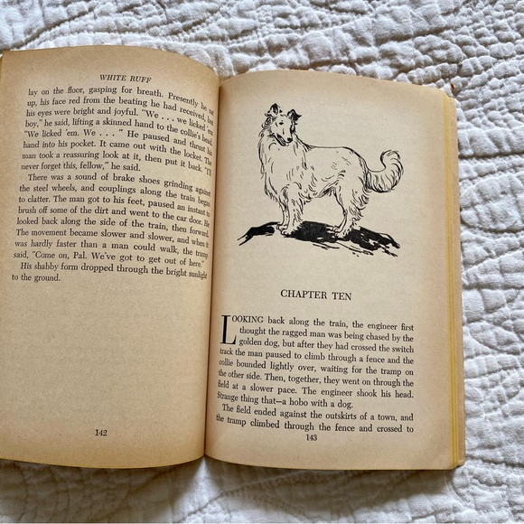 Vintage 50s paperback book White Ruff by Glenn Balch dog collie - Picture 4 of 6
